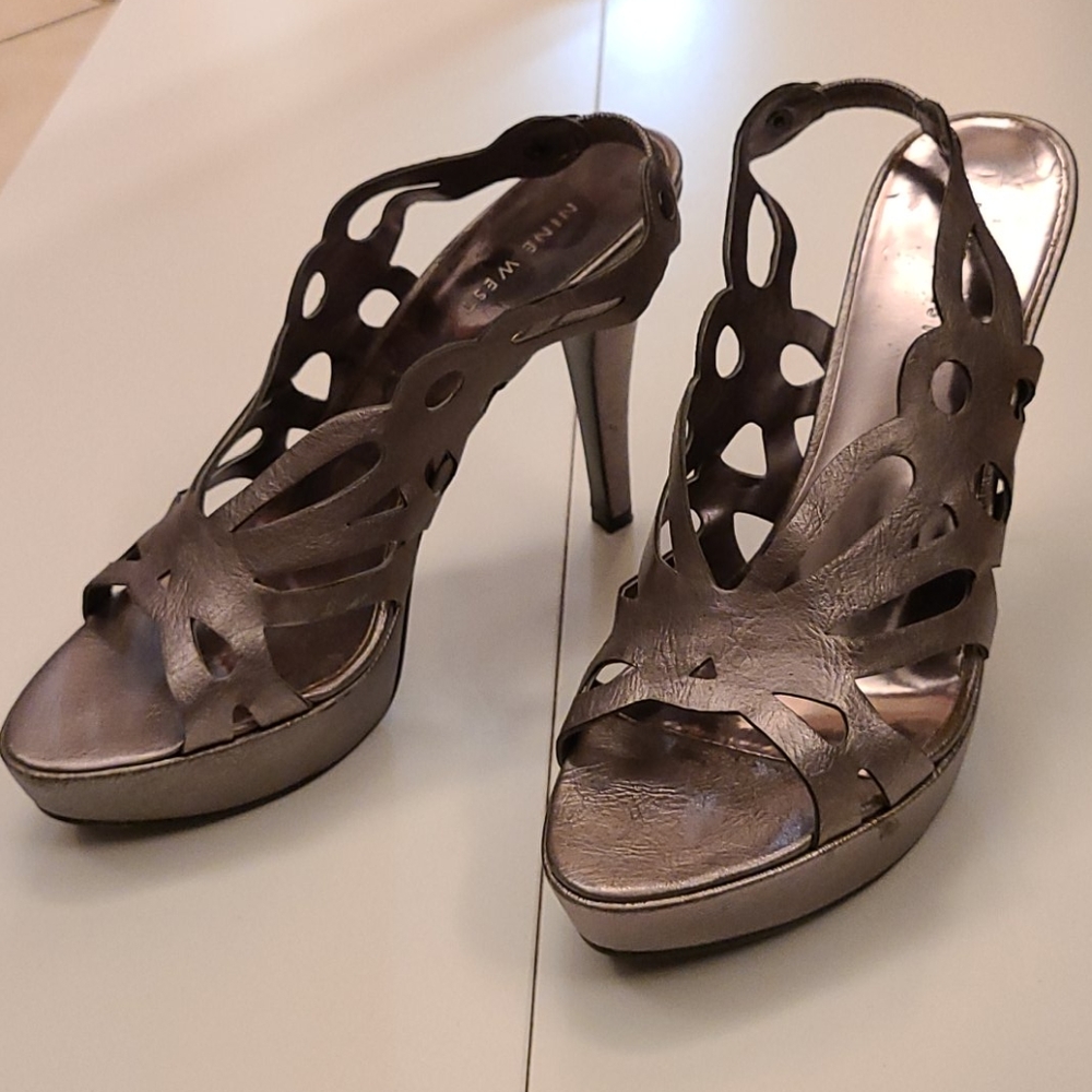 Platform heels, cut out design